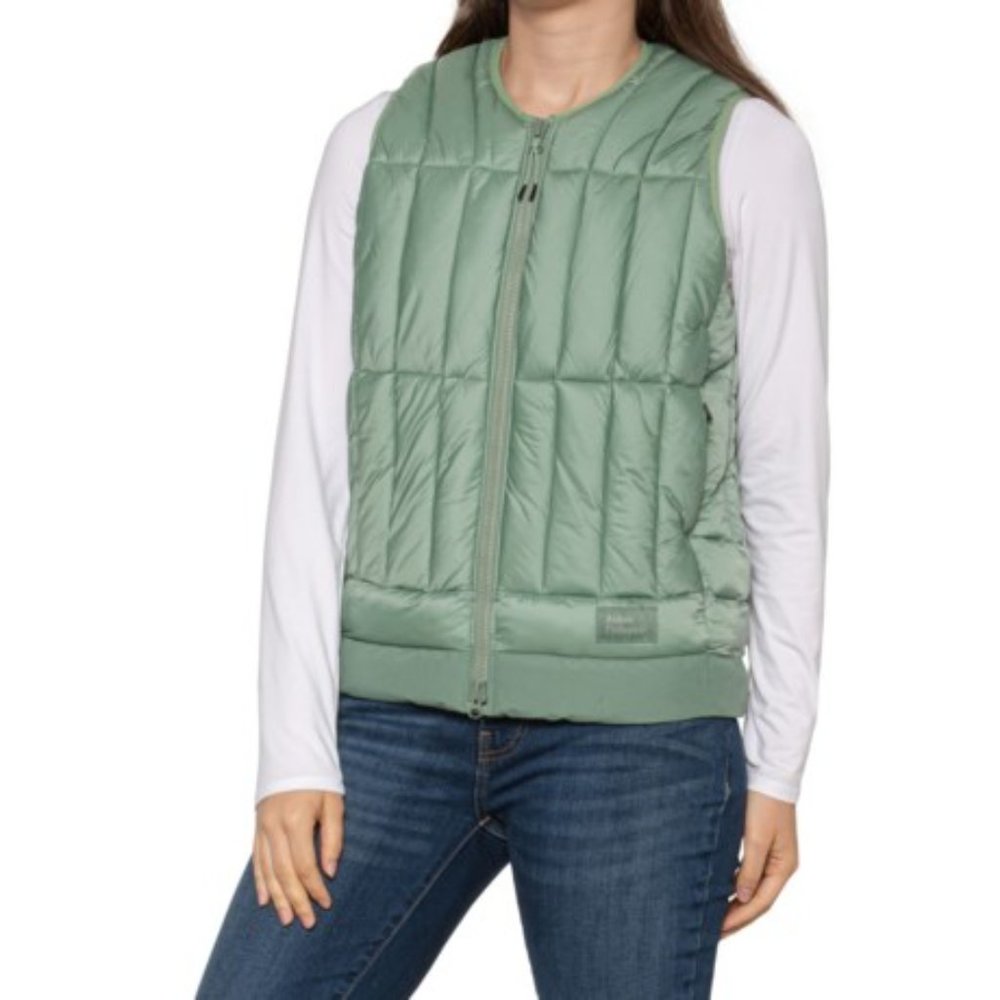 NWT‎ Askov Finlayson Preservation Puffer Vest Womens Large Color Green